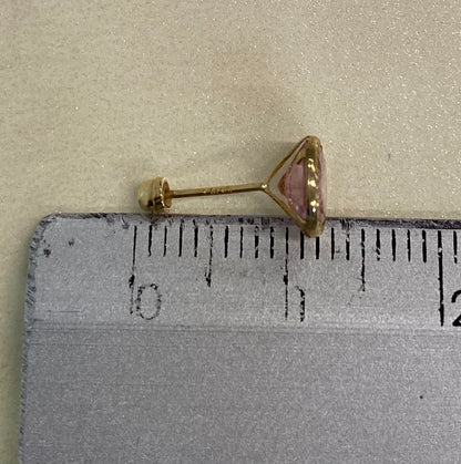 Broquel de oro 10k rosa