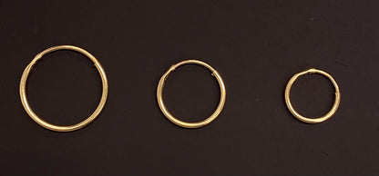Arracadas oro 14k