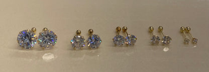 Broquel de oro 10k montadura