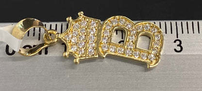 Dije oro 10k inicial “B”