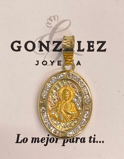 Dije oro florentino 10k San Judas Tadeo