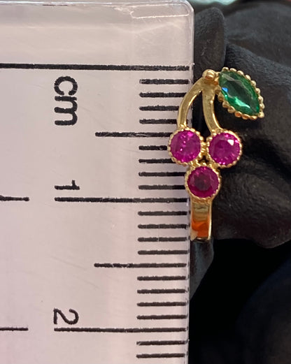 Arracadas de oro 10k