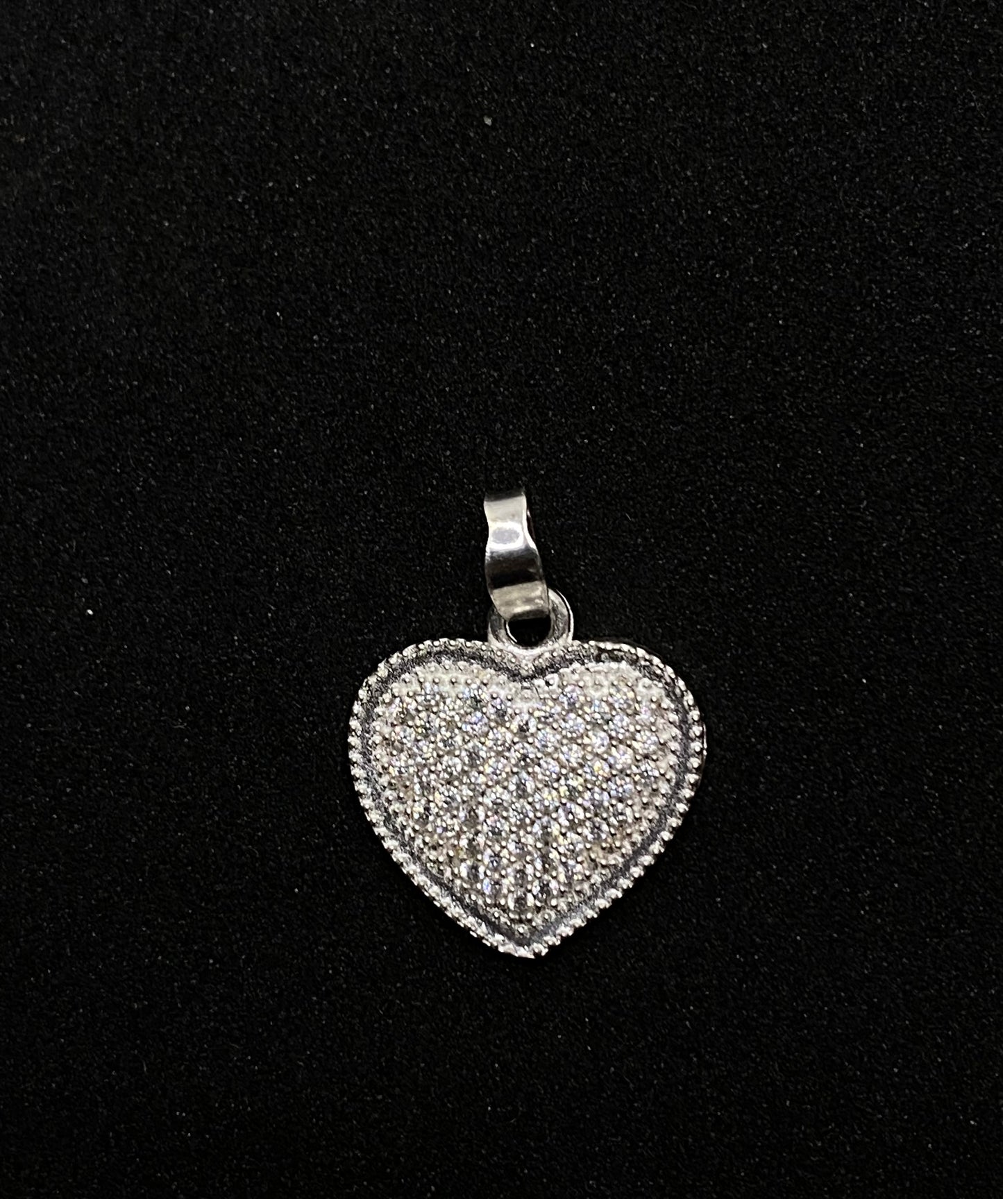 Dije corazón plata 925