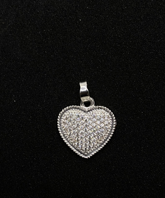Dije corazón plata 925