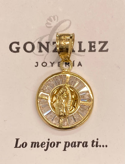 Dije oro 10k Virgencita de Guadalupe