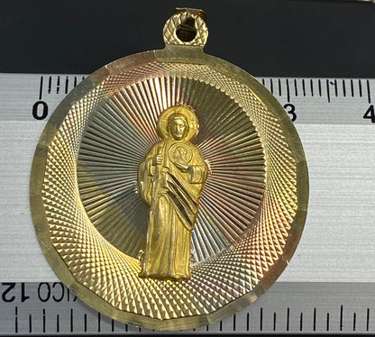 Dije oro florentino 10k San Judas Tadeo