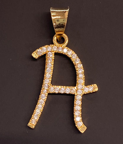 Dije oro 10k inicial “A”