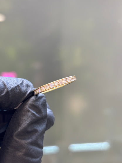 Anillo 10k churumbela blanca