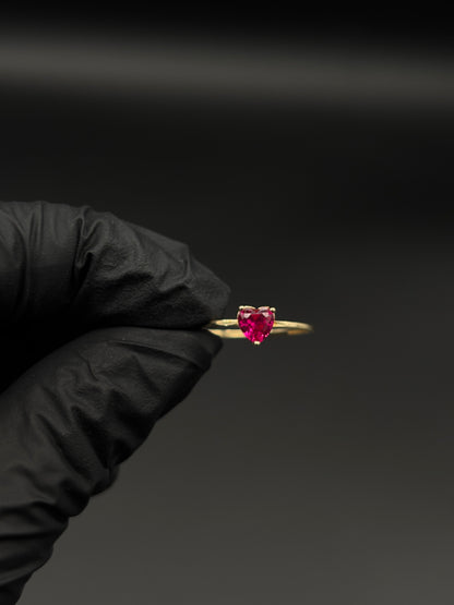 Anillo corazon 10k