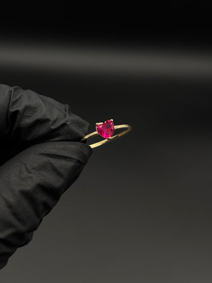 Anillo corazon 10k
