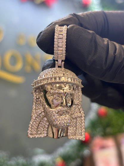 Dije del divino rostro plata
