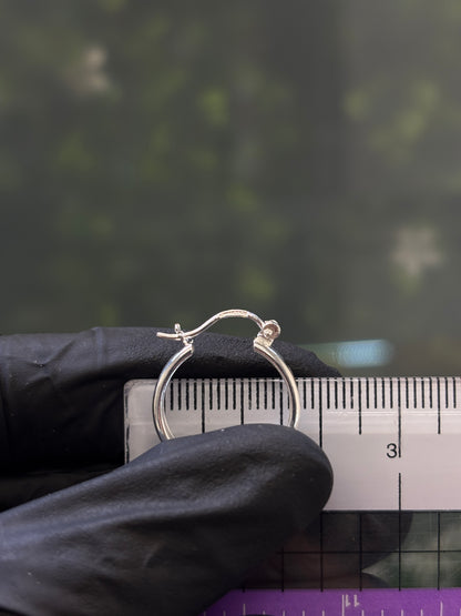 Arracada plata 1.6cm