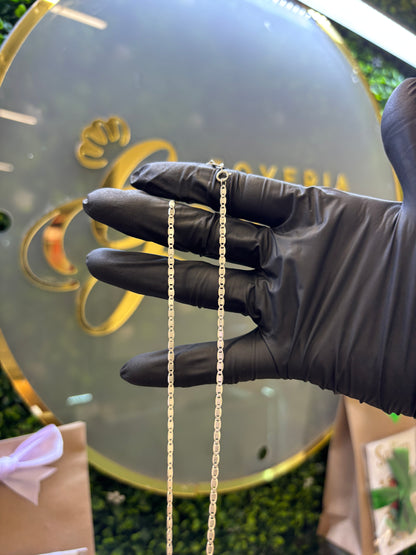 Cadena plata 40cm gussy