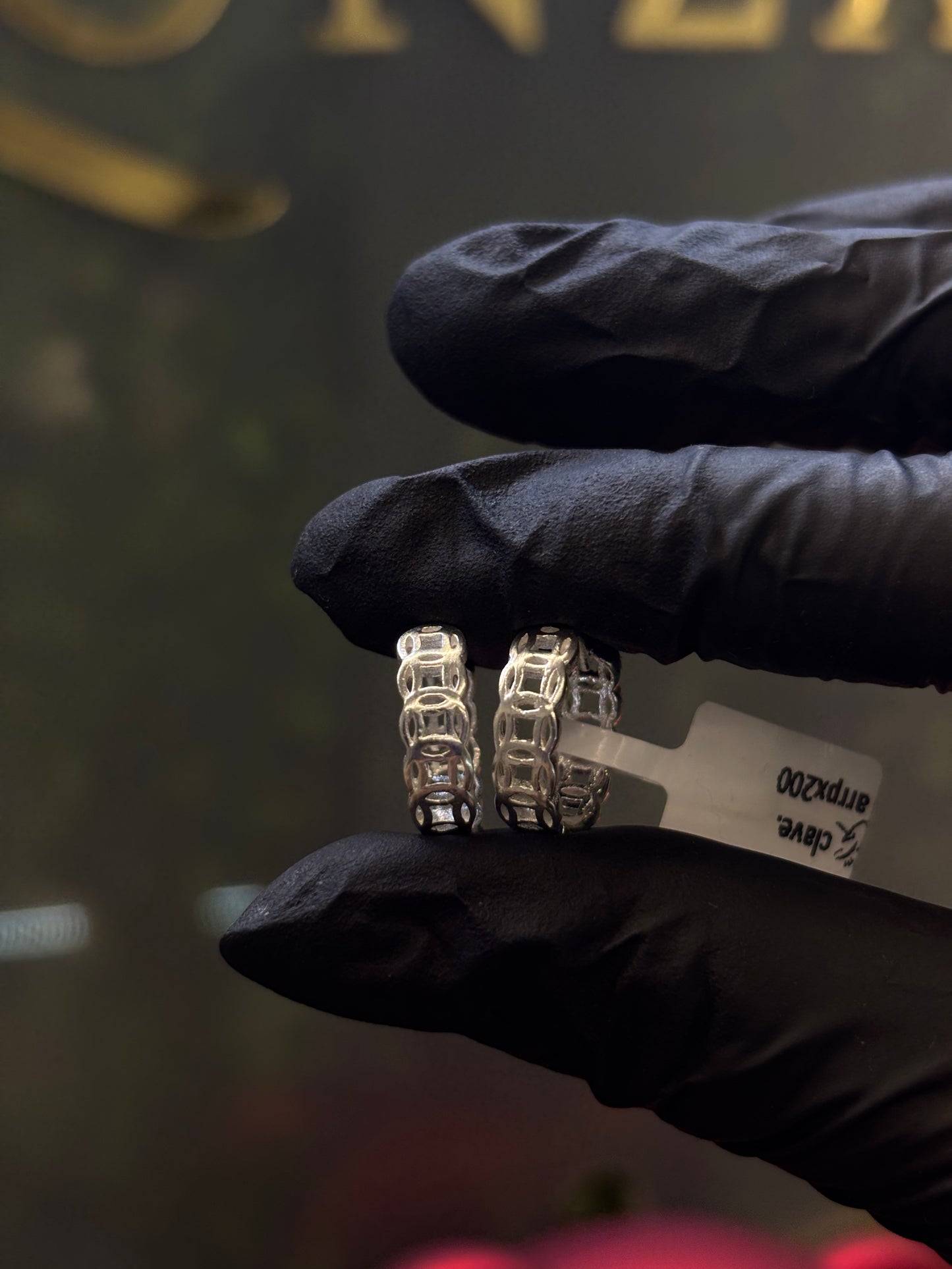 Arracada plata 1.4cm