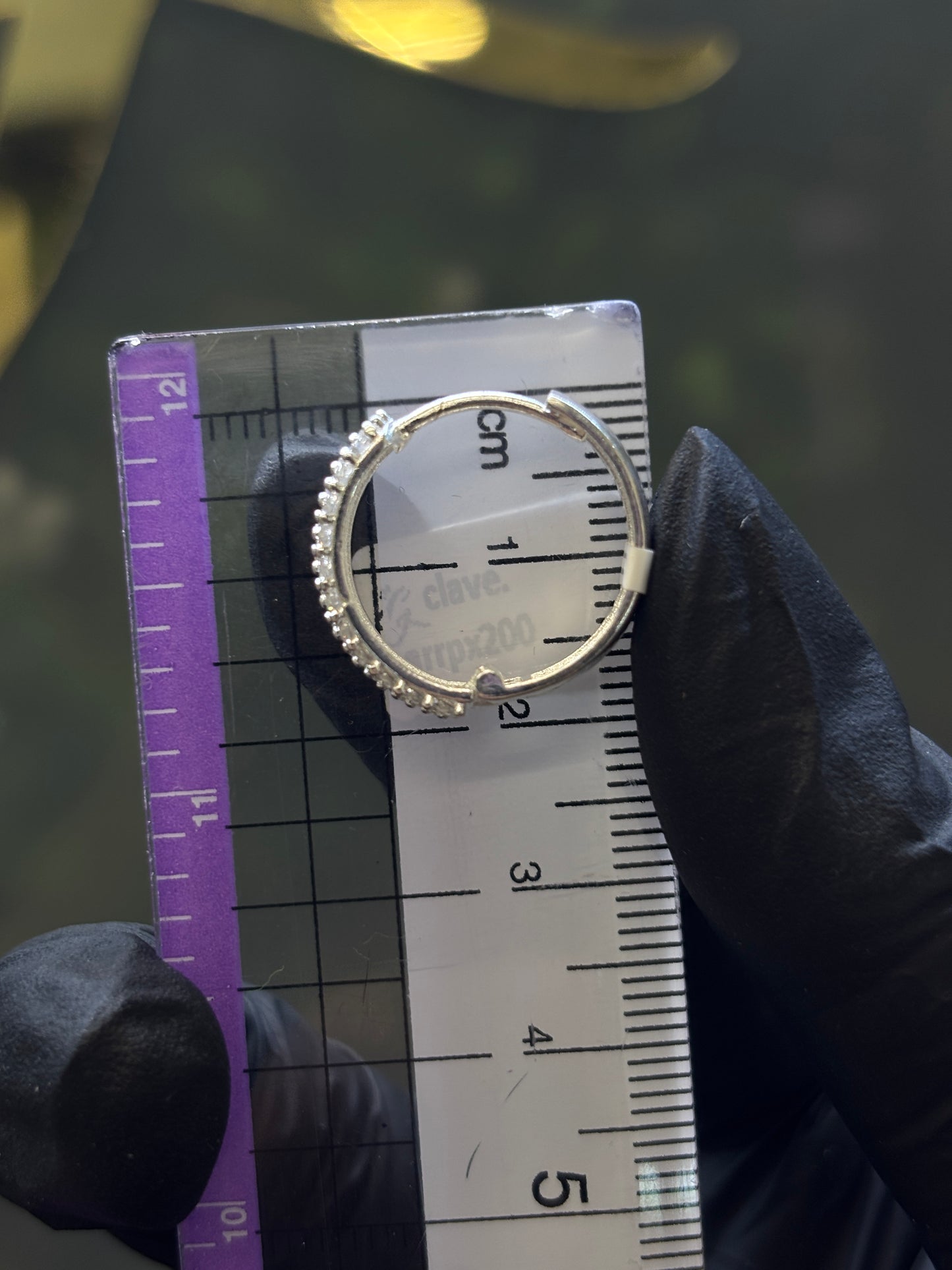 Arracada plata 1.8cm