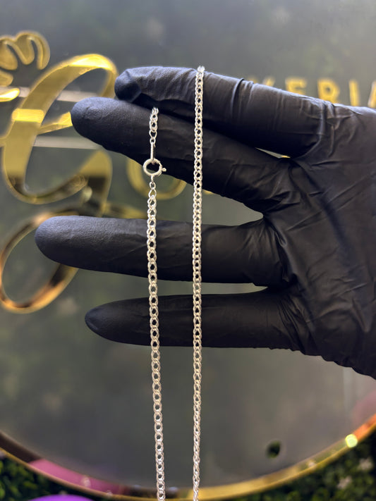Cadena plata 40cm