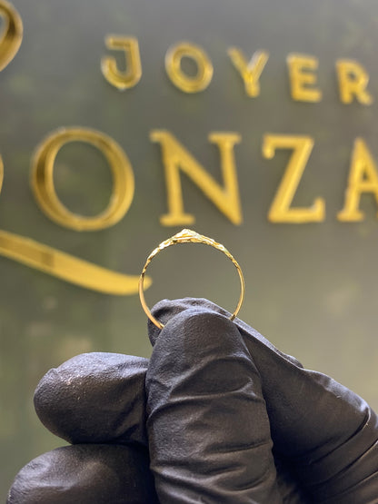 Anillo de oro 10k Virgen de Guadalupe