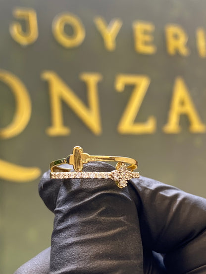 Anillo de oro 10k