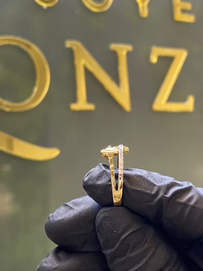 Anillo de oro 10k