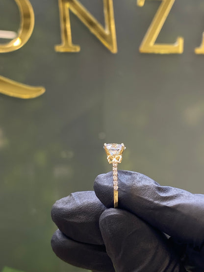 Anillo de oro 10k compromiso