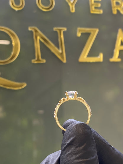 Anillo de oro 10k compromiso