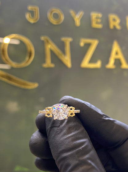 Anillo de oro 10k compromiso