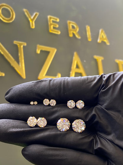 Broquel de oro 10k montadura