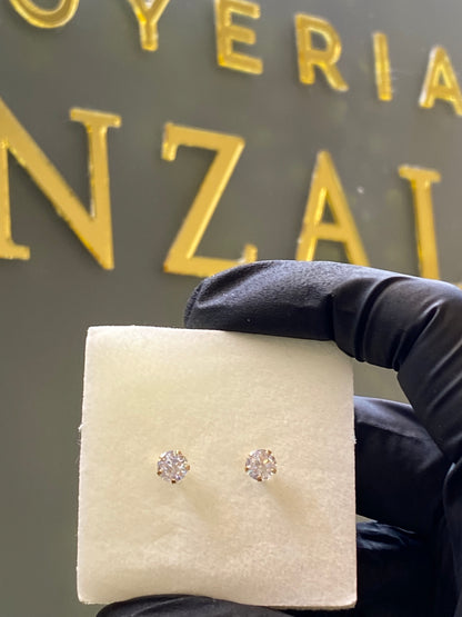 Broquel de oro 10k montadura