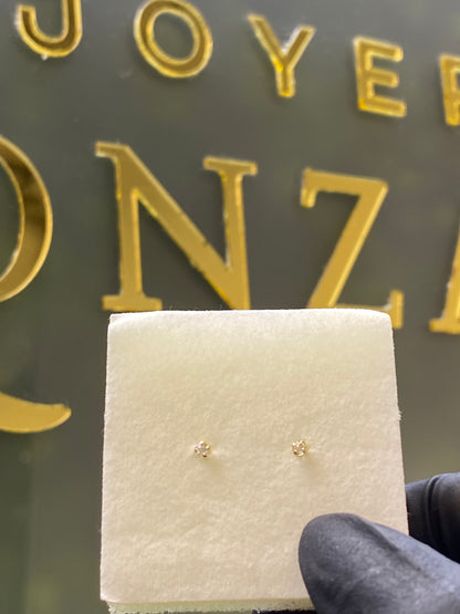 Broquel de oro 10k montadura