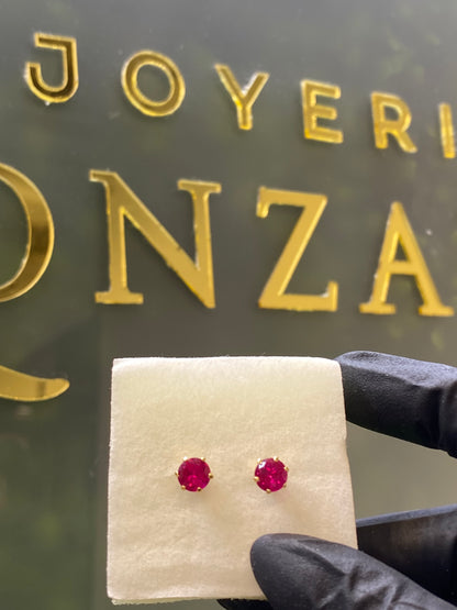 Broquel de oro 10k montadura