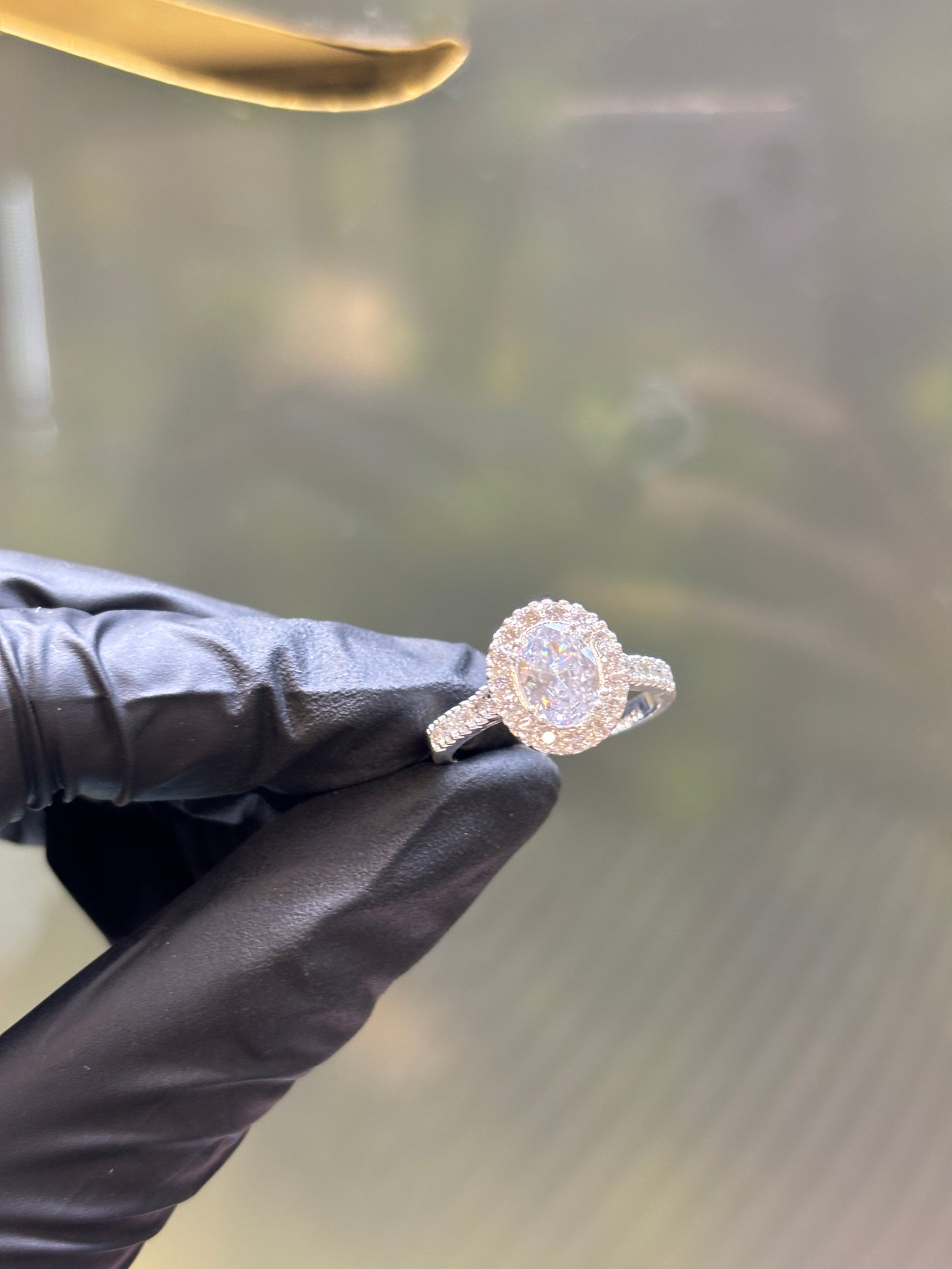 Anillo plata 925 oval
