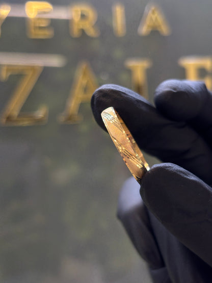 Argolla oro10k diagonal 5