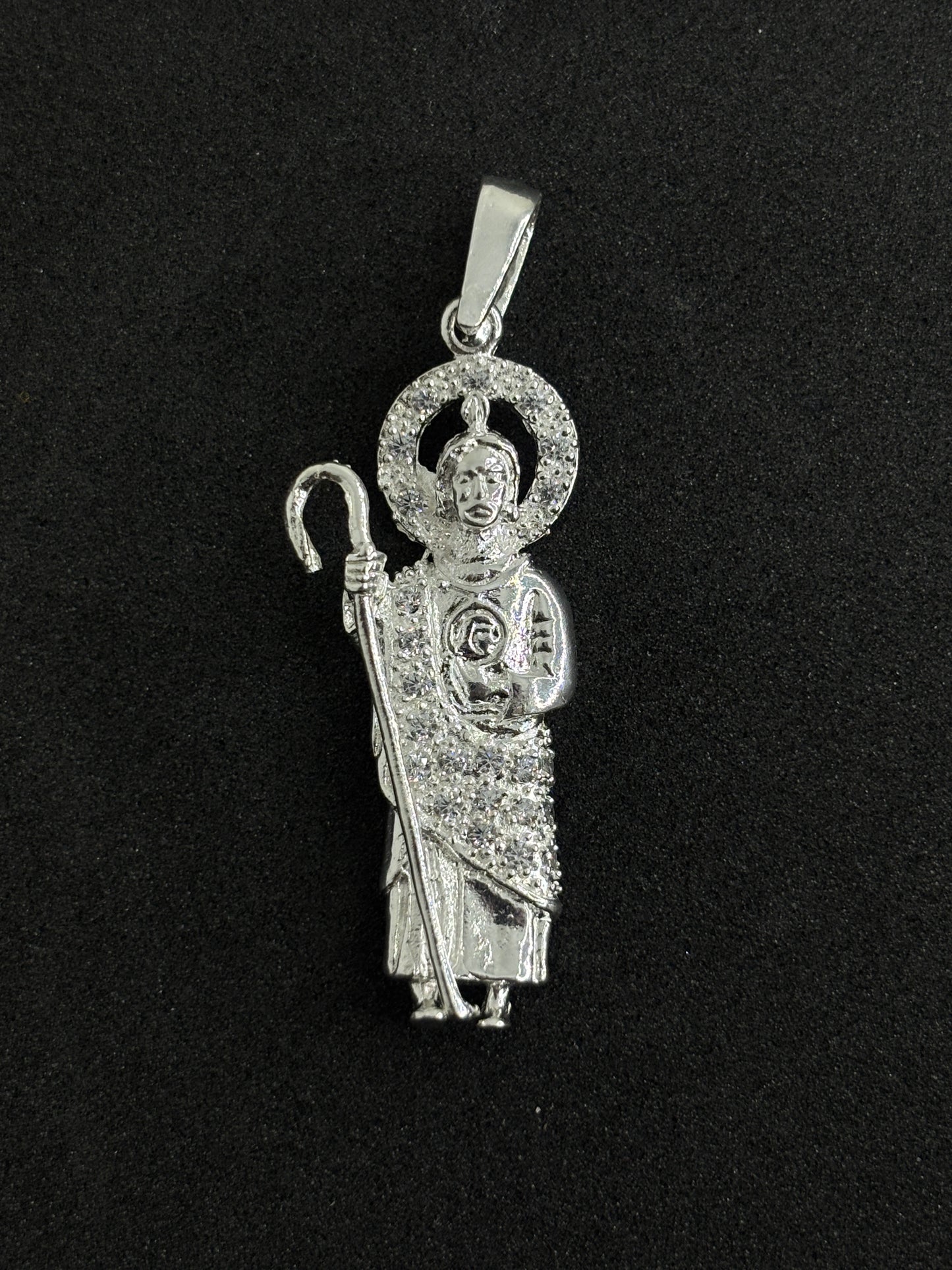 Dije de san judas de plata