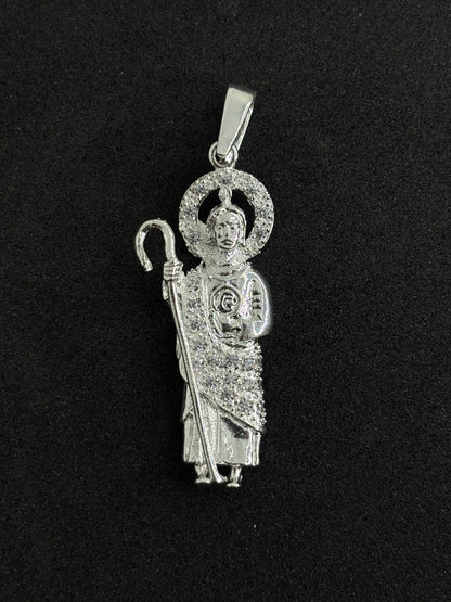 Dije de san judas de plata