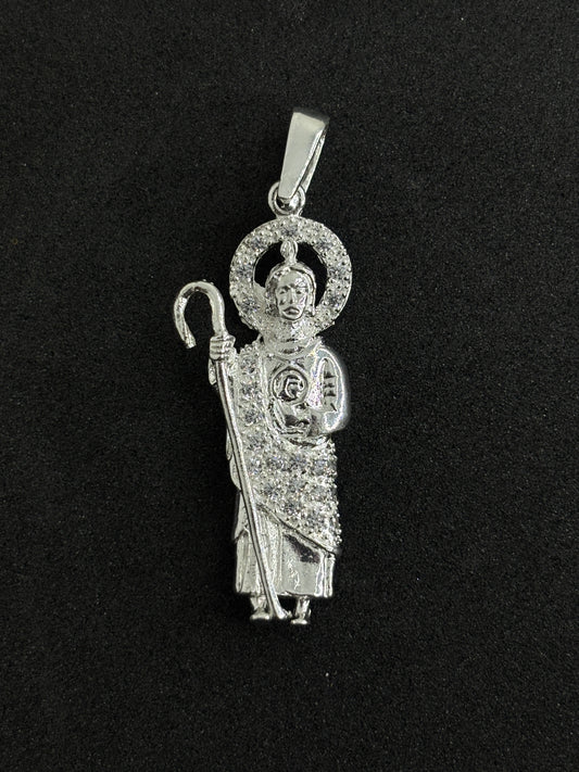 Dije de san judas de plata