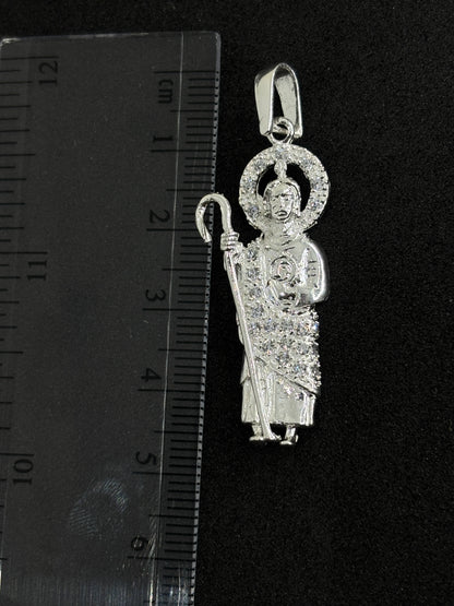 Dije de san judas de plata