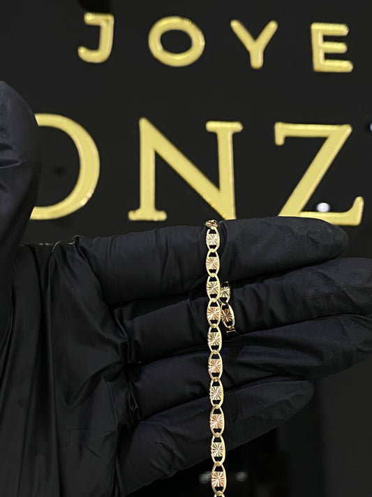 Pulso gussy oro florentino 10k