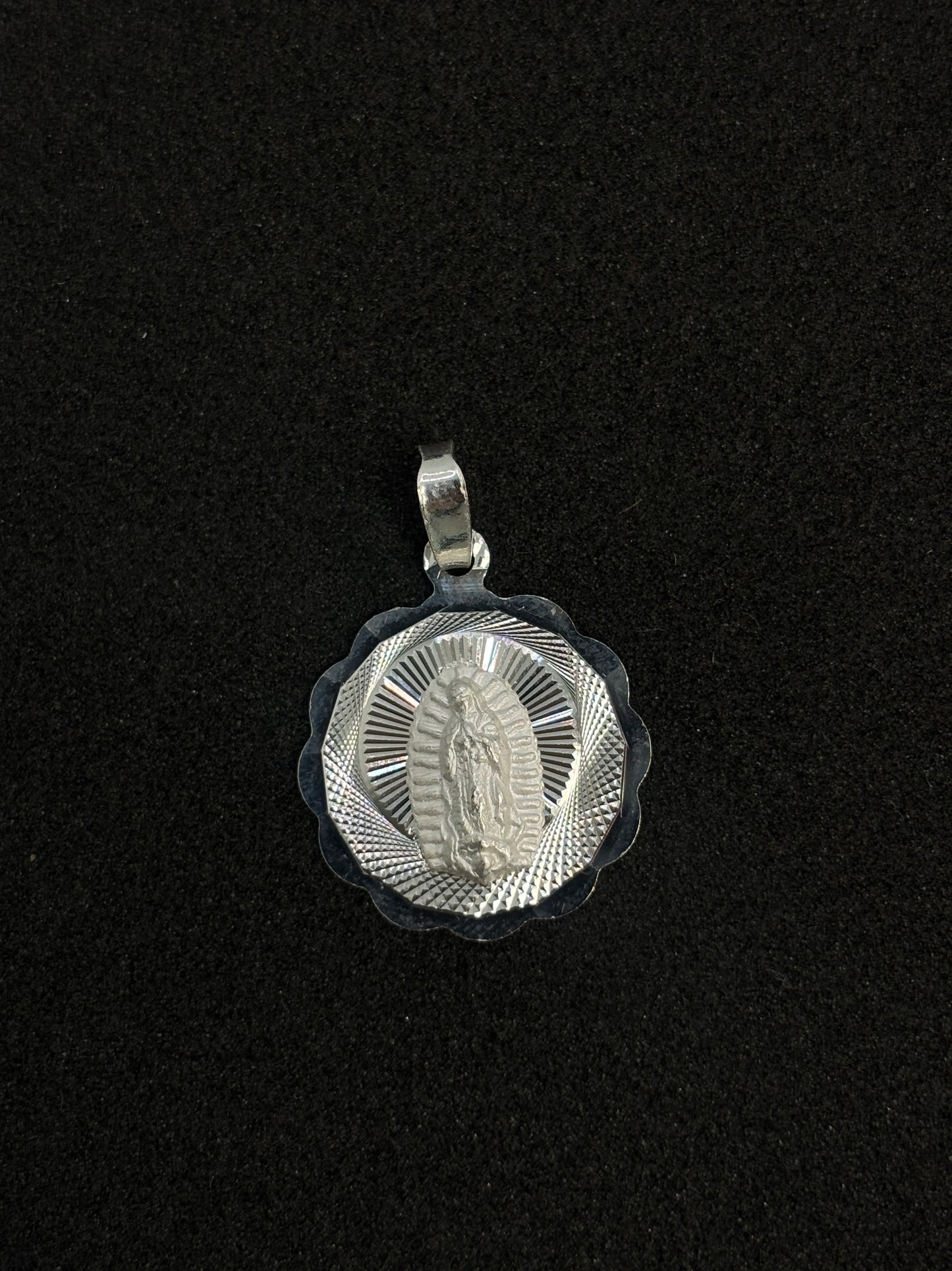 Medalla de plata 925 virgen de Guadalupe