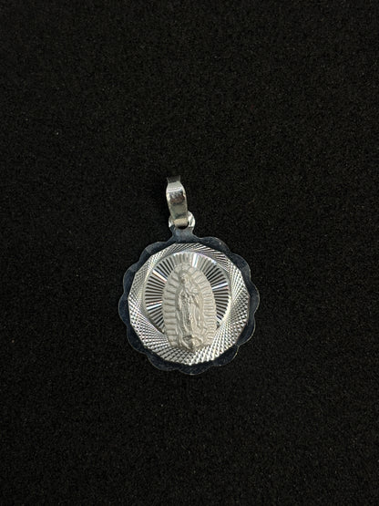 Medalla de plata 925 virgen de Guadalupe