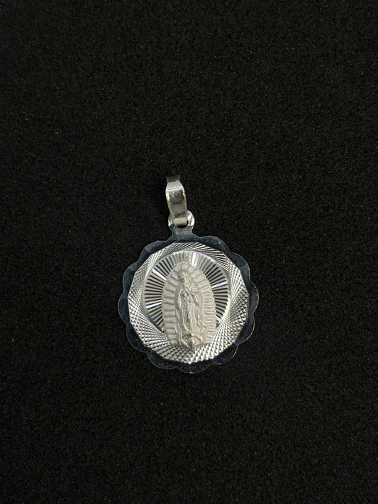 Medalla de plata 925 virgen de Guadalupe