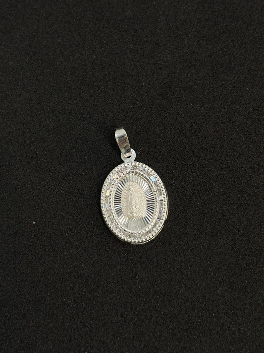 Medalla de virgen de Guadalupe plata