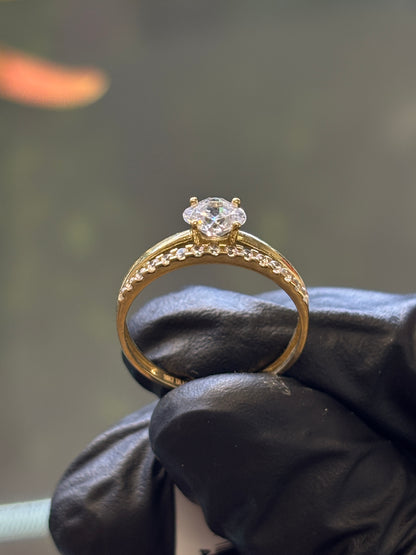 Anillo amarillo #5.5 y #6