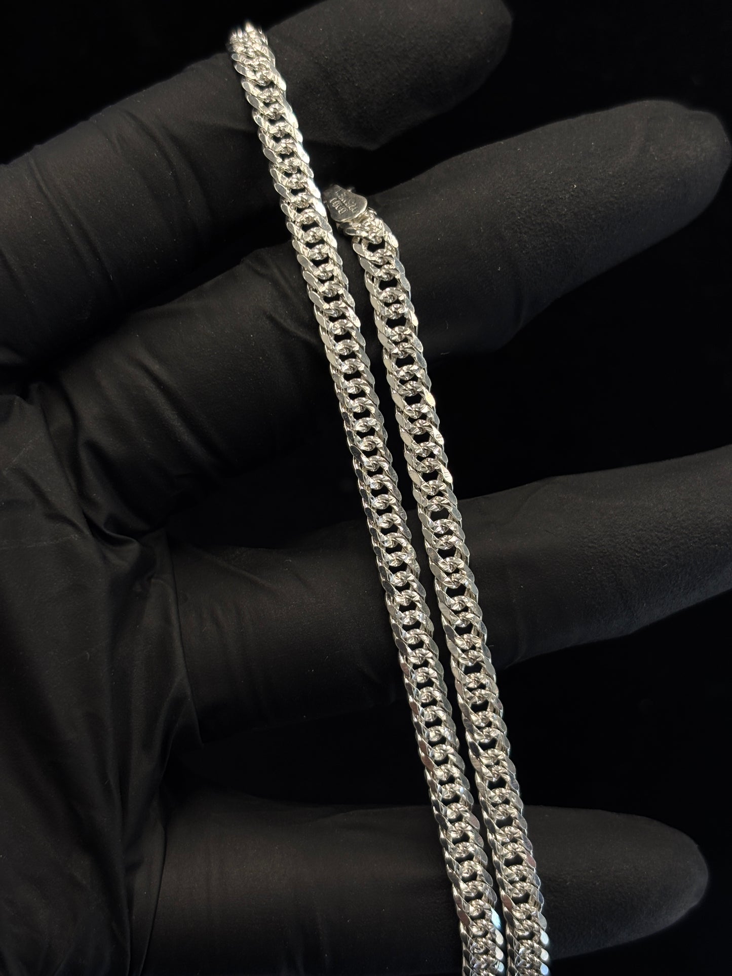 Cadena cubana plana 65cm