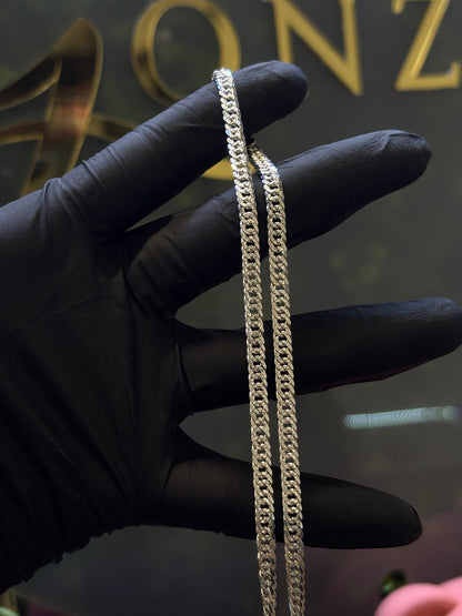 Cadena cubana plana 65cm