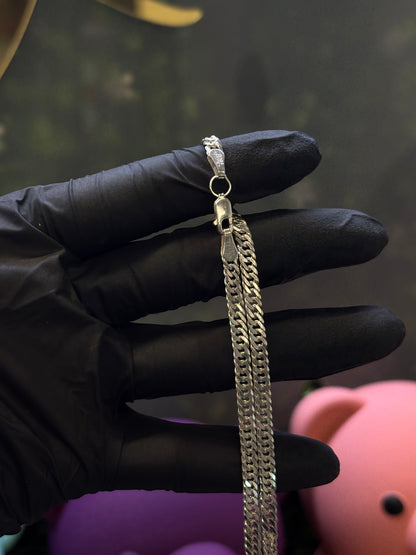 Cadena cubana plana 65cm