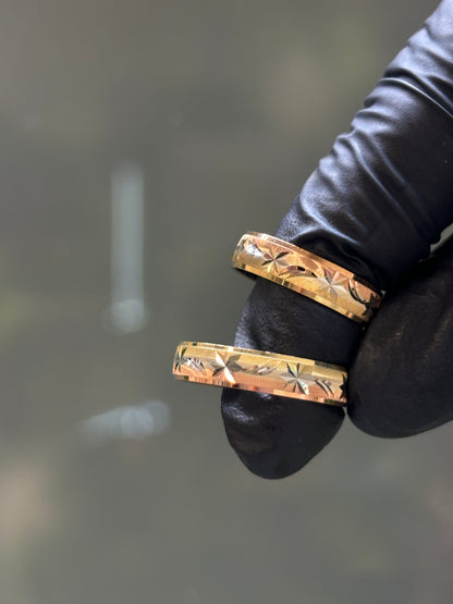 Argolla oro 10k cometa 4