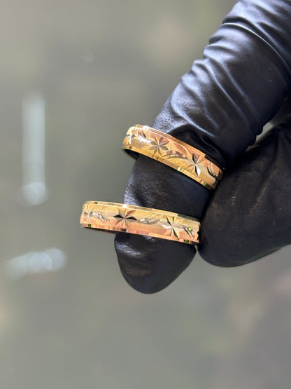 Argolla oro 10k cometa 4