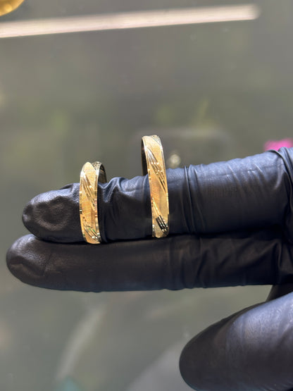 Argolla oro 10k diagonal 4