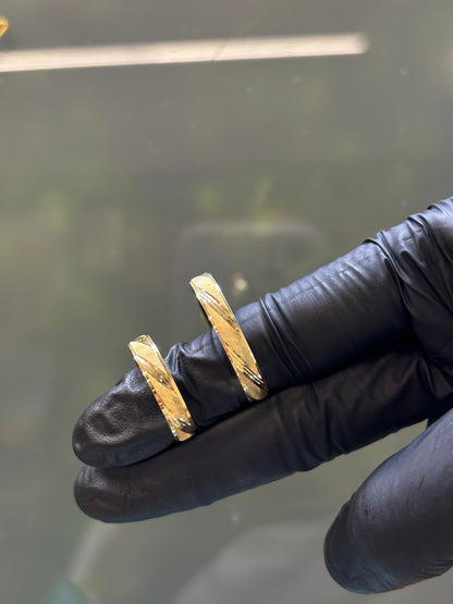 Argolla oro 10k diagonal 4