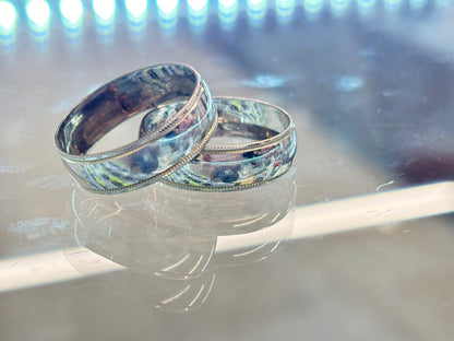 Argolla oro10k lisa carrucha bco